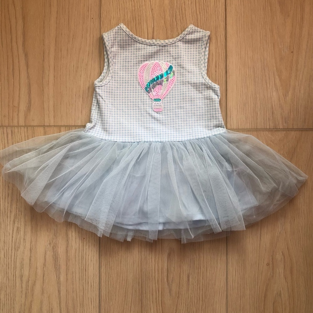 Marmellata Baby Girl Sleeveless Hot Air Balloon Tutu Dress